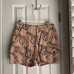 TOPSHOP Printed Shorts